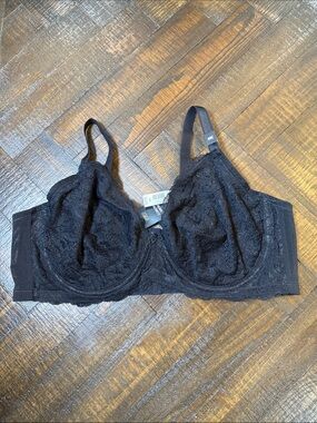 Torrid Curve Black Lace Unlined Balconette Bra 44C NWT Plus Size
